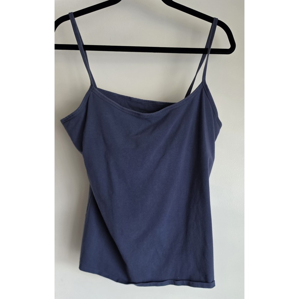 Victoria's Secret Bra Tops Tank Top XL Sleeveless Blue Solid Camisole Style